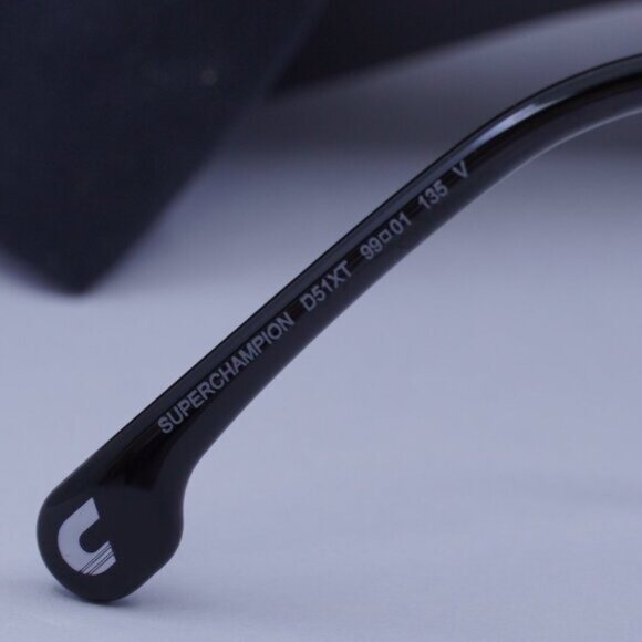 Carrera SUPERCHAMPION D51 XT Shield Sunglasses - Black/Blue/Blue Mirrored - Picture 10 of 12